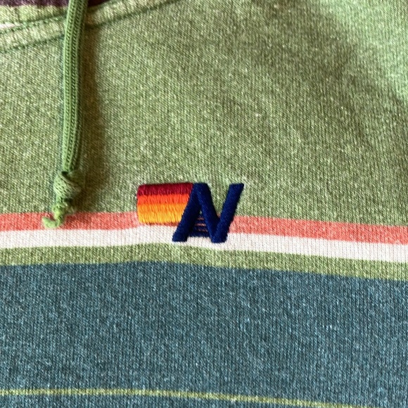 Aviator Nation Multicolor Striped Hoodie - Picture 5 of 14